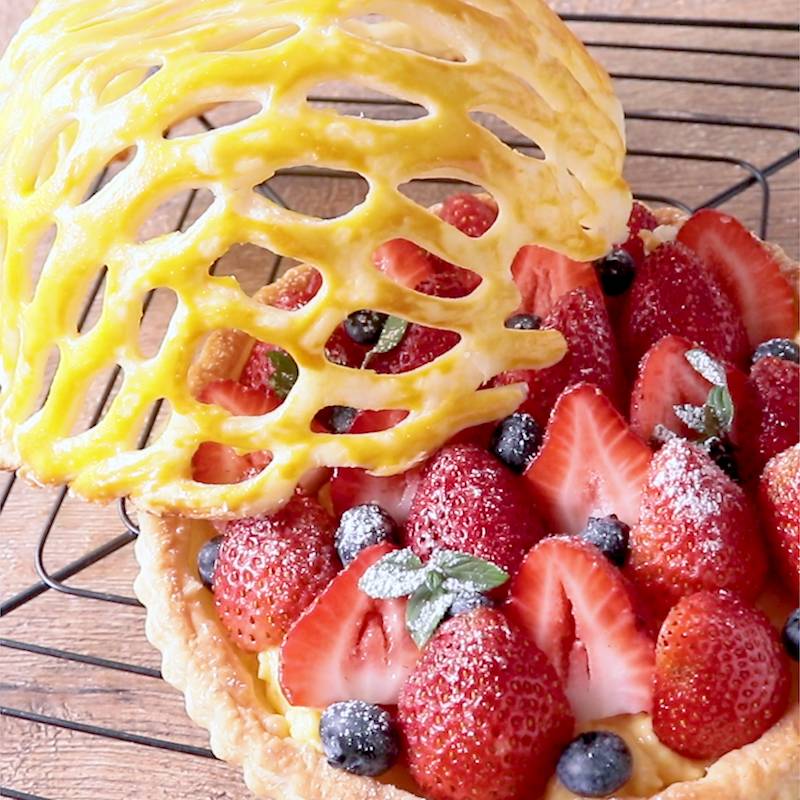 パイシートで 簡単いちごパイ 作り方・レシピ | クラシル