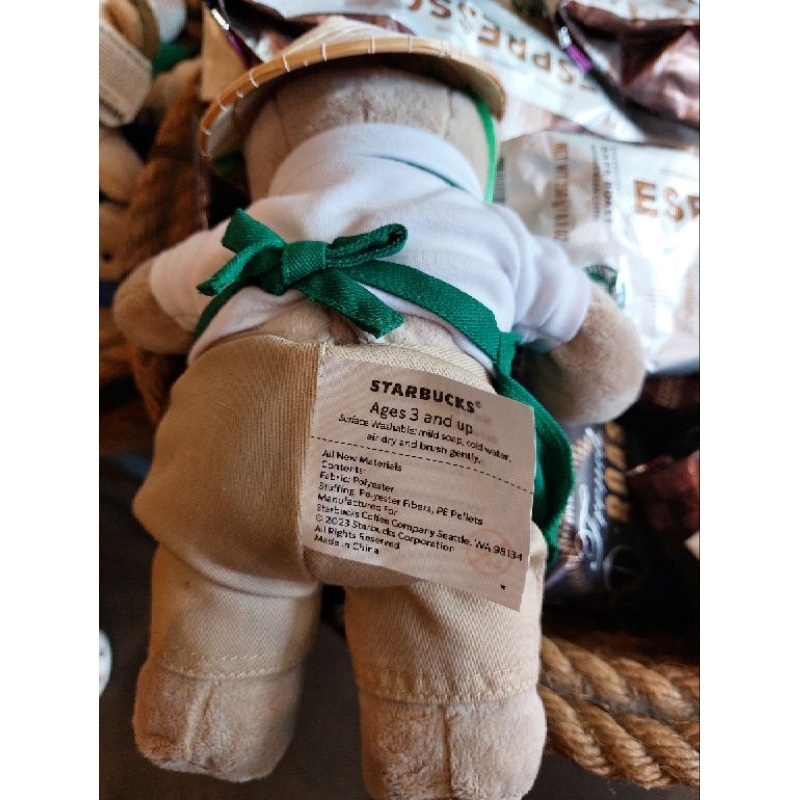 スターバックス ベアリスタ ぬいぐるみ ノンラー付き 小サイズ