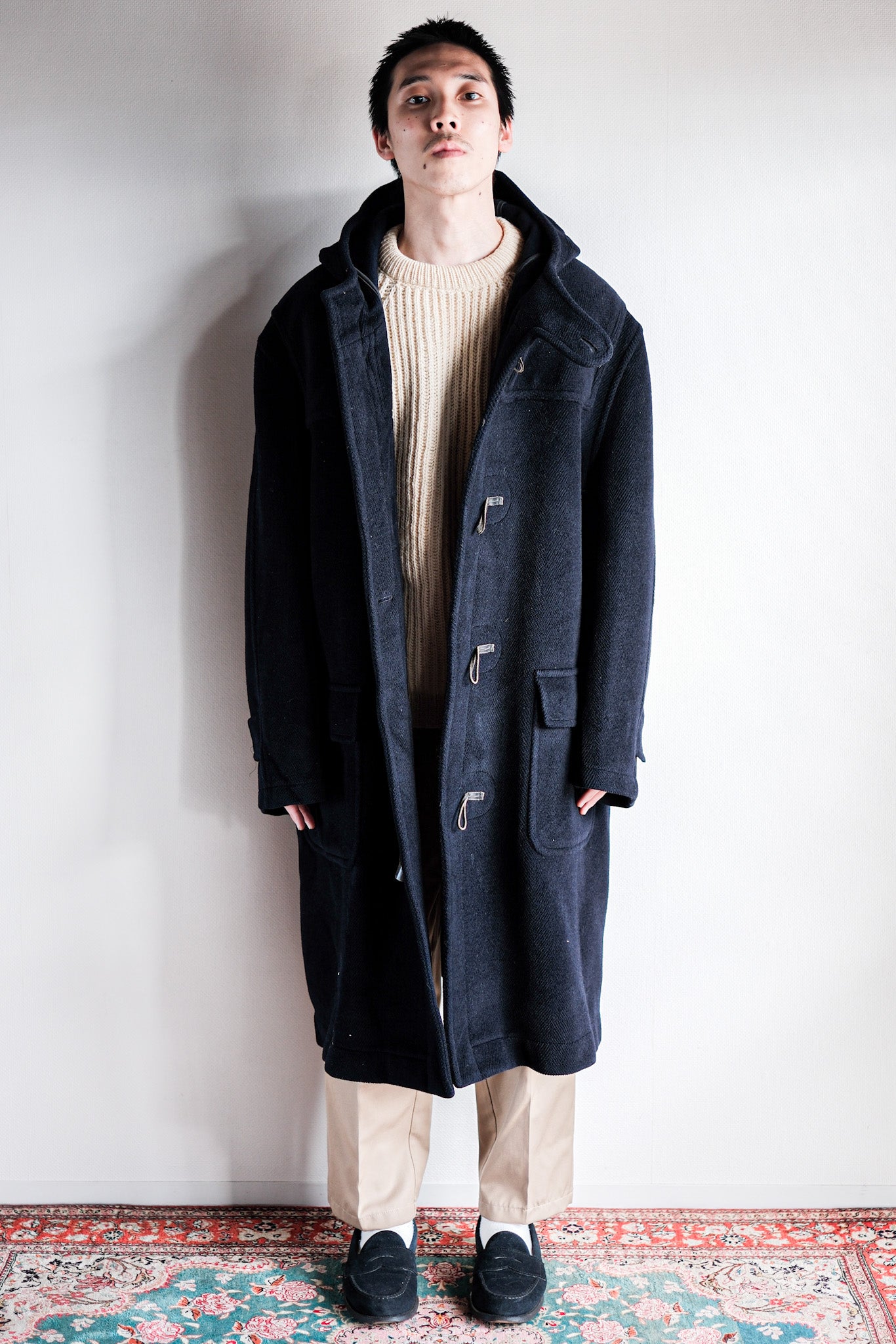 80's] Vintage Grenfell Wool Duffle COAT SIZE.44 