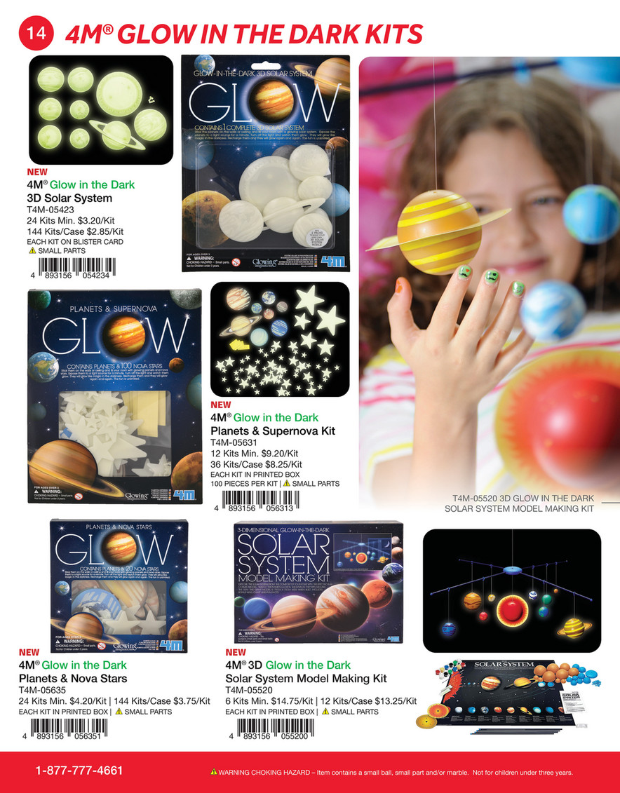 The Toy Network - 4M Catalog 2024 - (T) Glow-In-The-Dark Stars