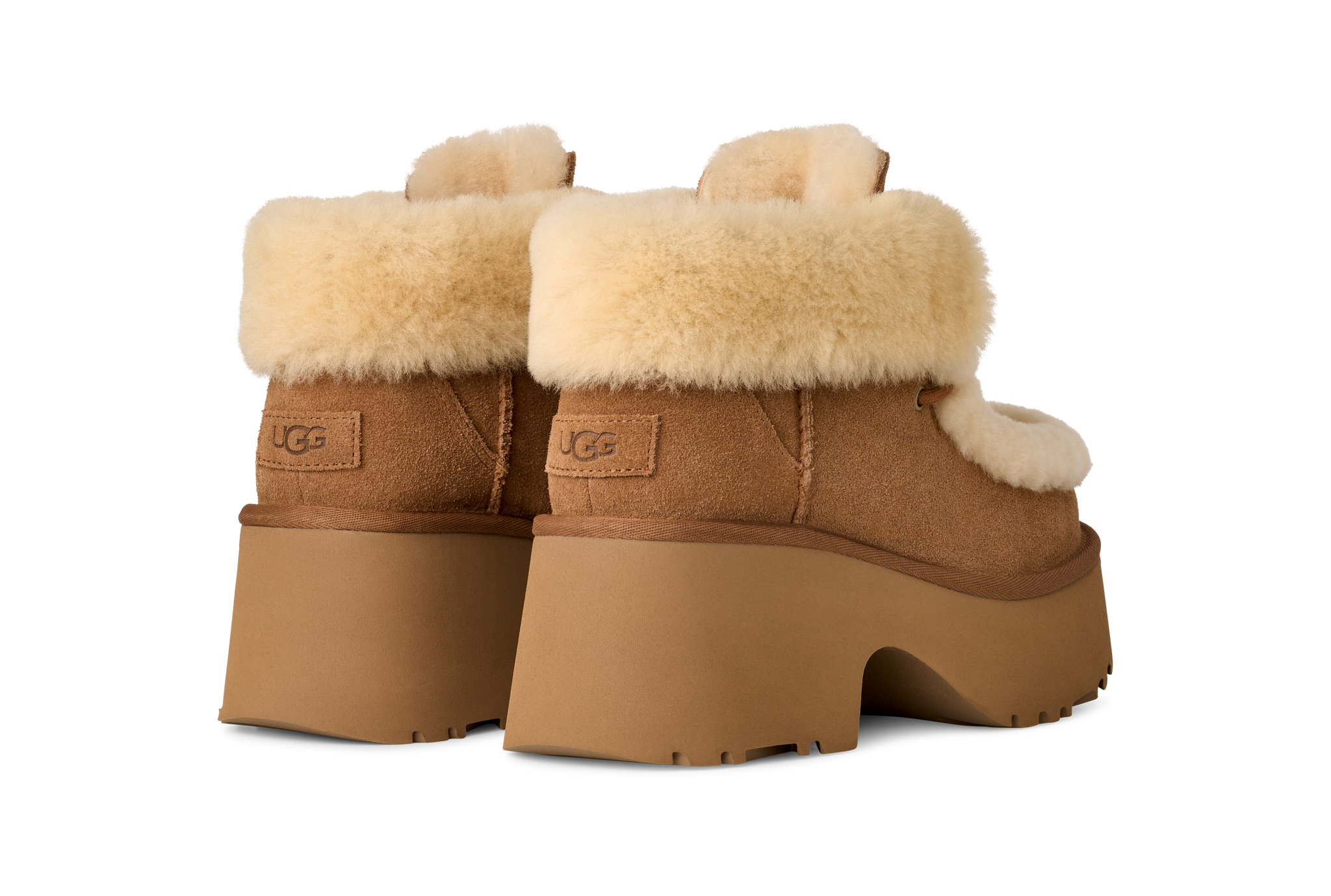 UGG Esmee Lace Up Chestnut (Women) – Village Shoes Fresno