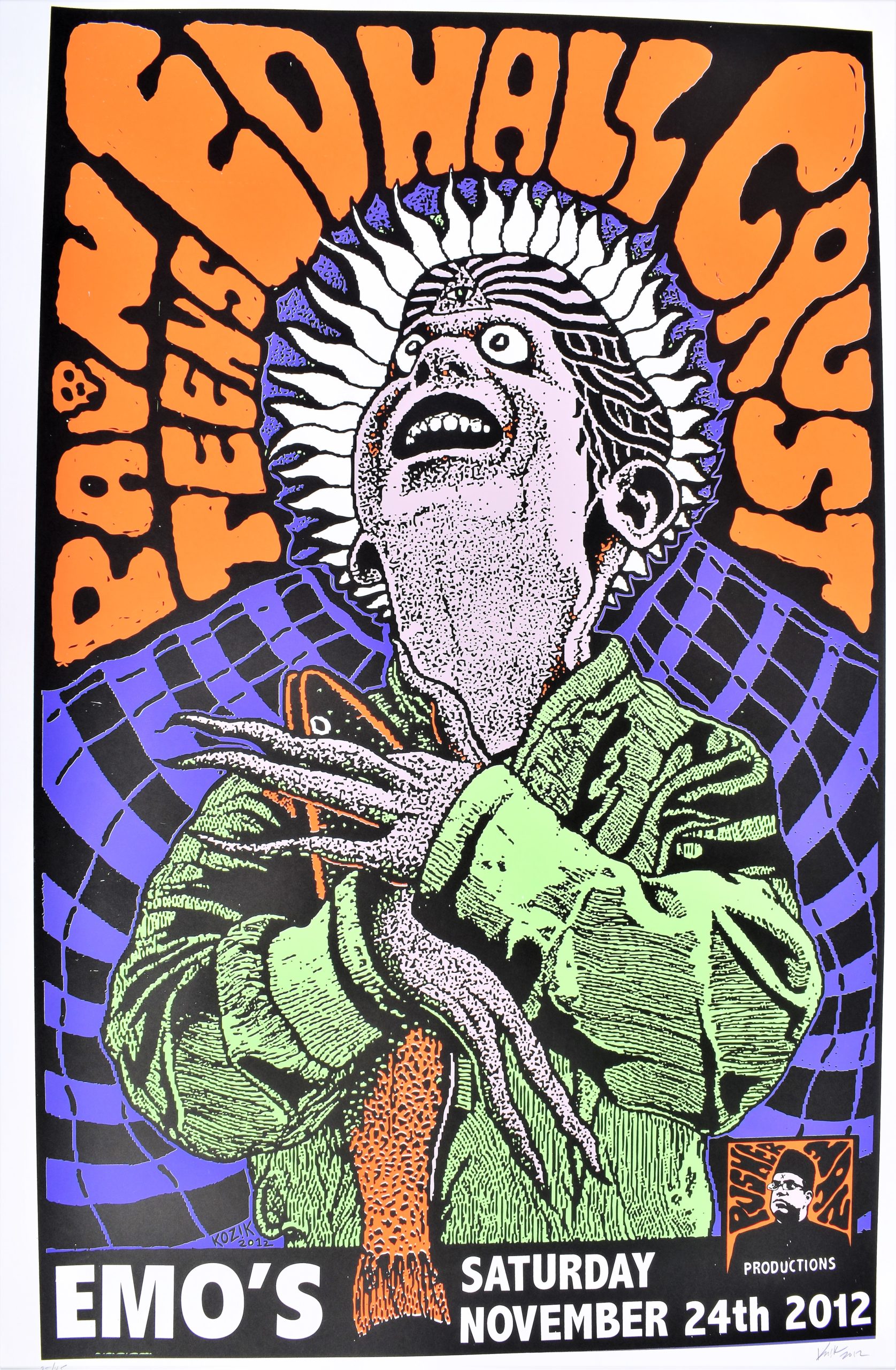 Pain Teens Ed Hall Crust Poster ORIGINAL Frank Kozik | Visible