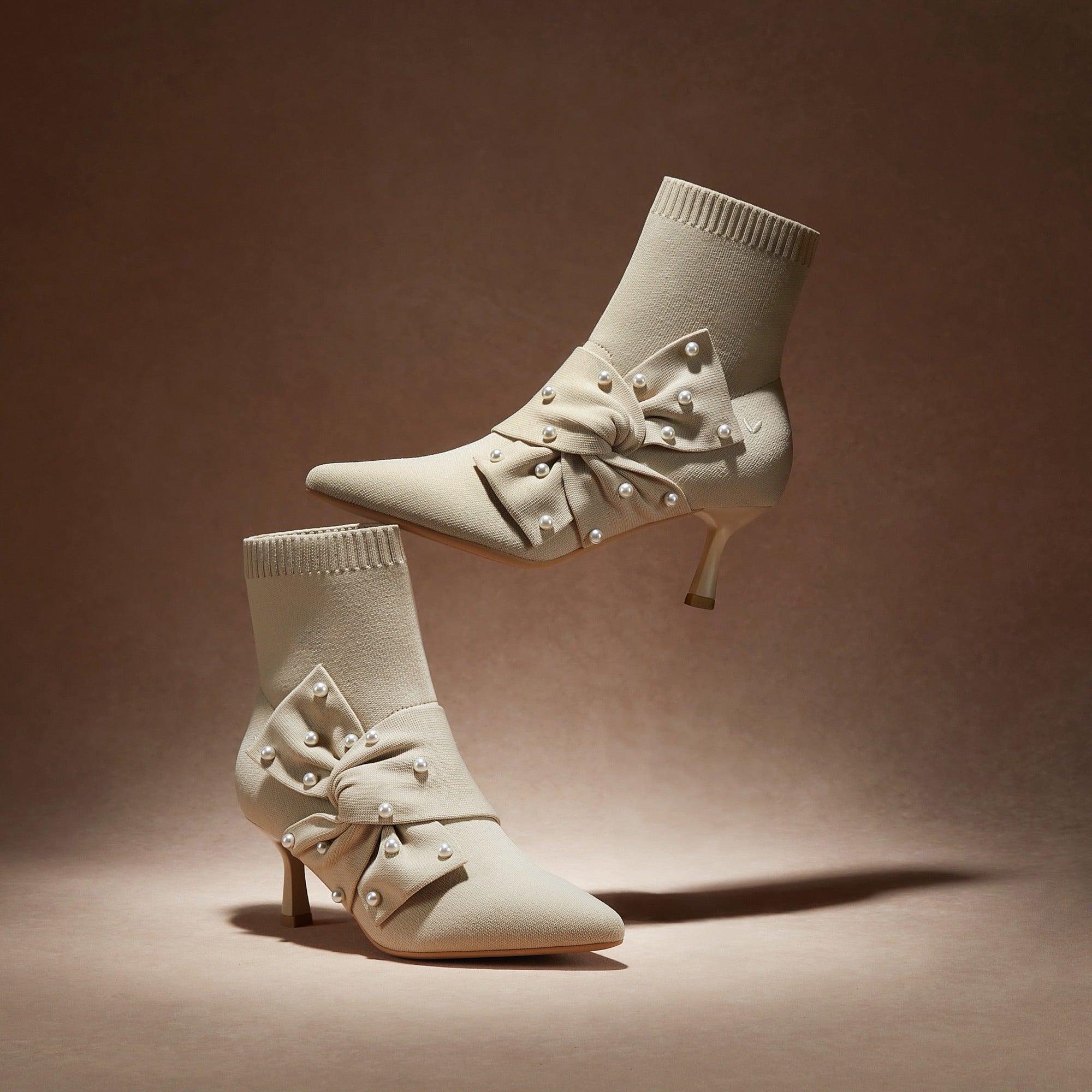 Athena] ポインテッドトゥ 撥水加工 アンクル ヒールブーツ – VIVAIA JAPAN