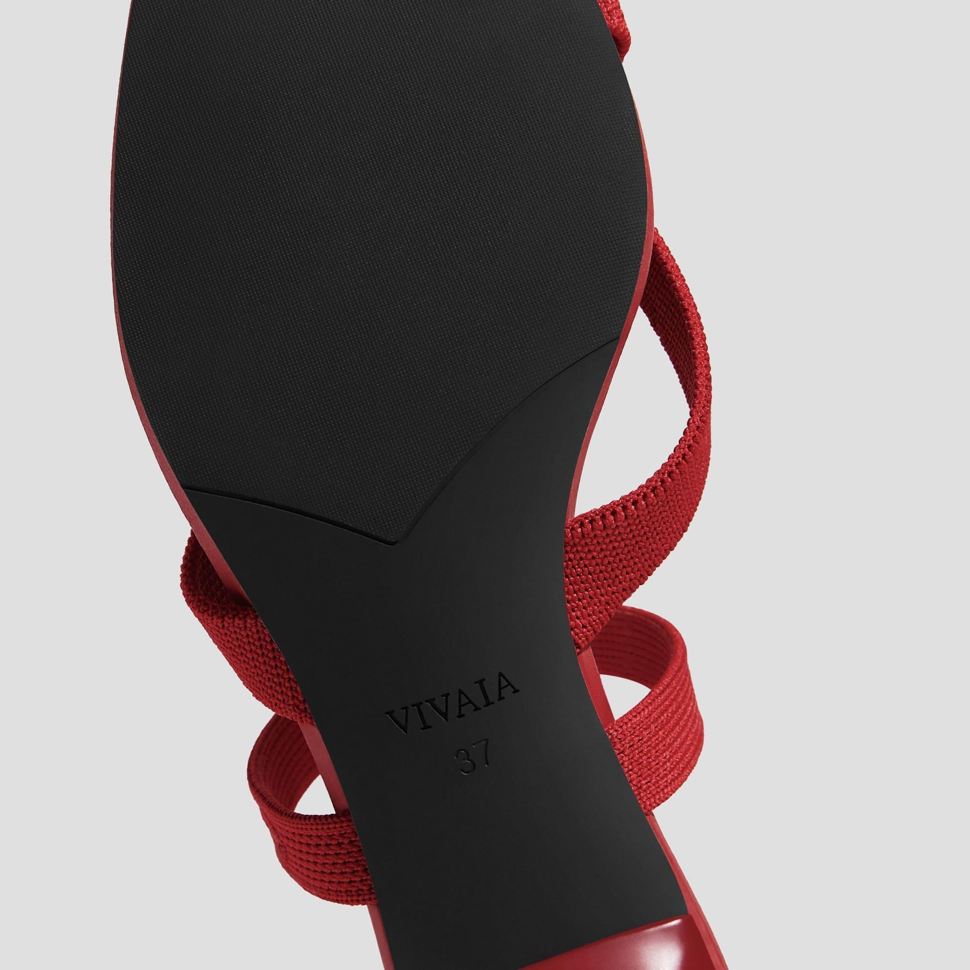 Alina] スクエアトゥ キトンヒール ストラッピー サンダル – VIVAIA JAPAN