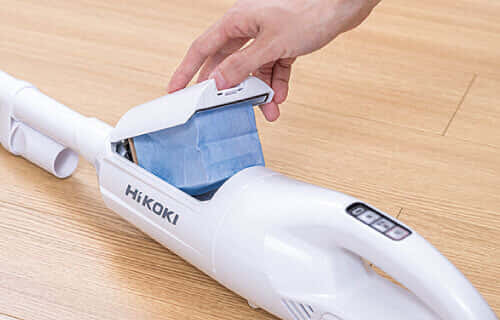 HiKOKI R18DPA/R12DPA コードレスクリーナを発売、紙パック式で清潔な