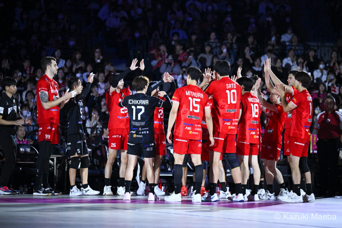 ウルフドッグス名古屋が今シーズンより席種別の先行入場を開始