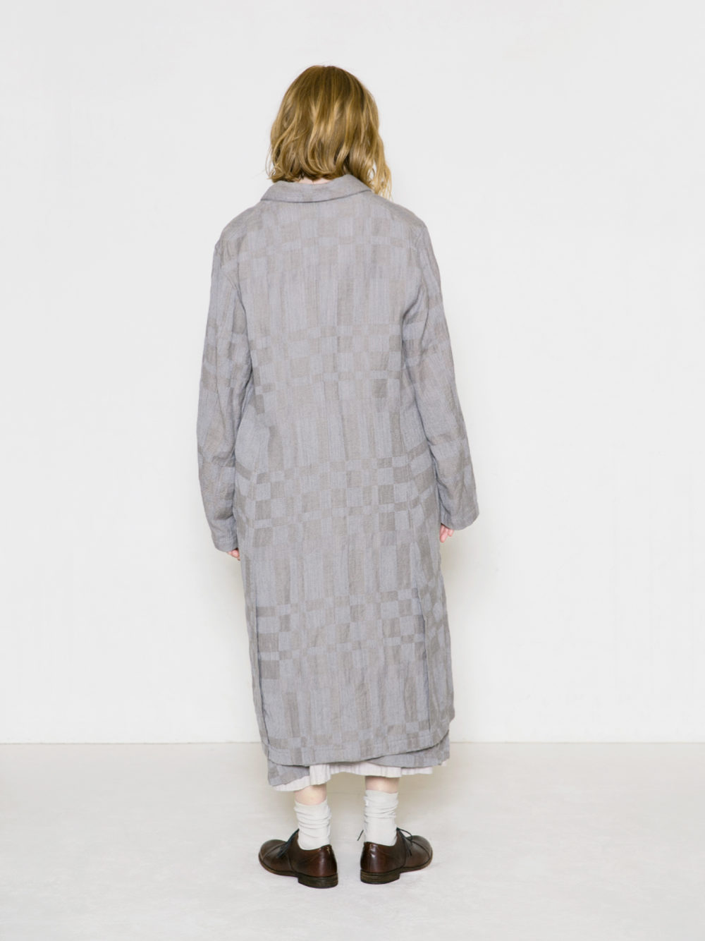 Ombre Check アトリエコート | ITEM | Vlas blomme｜ ヴラスブラム