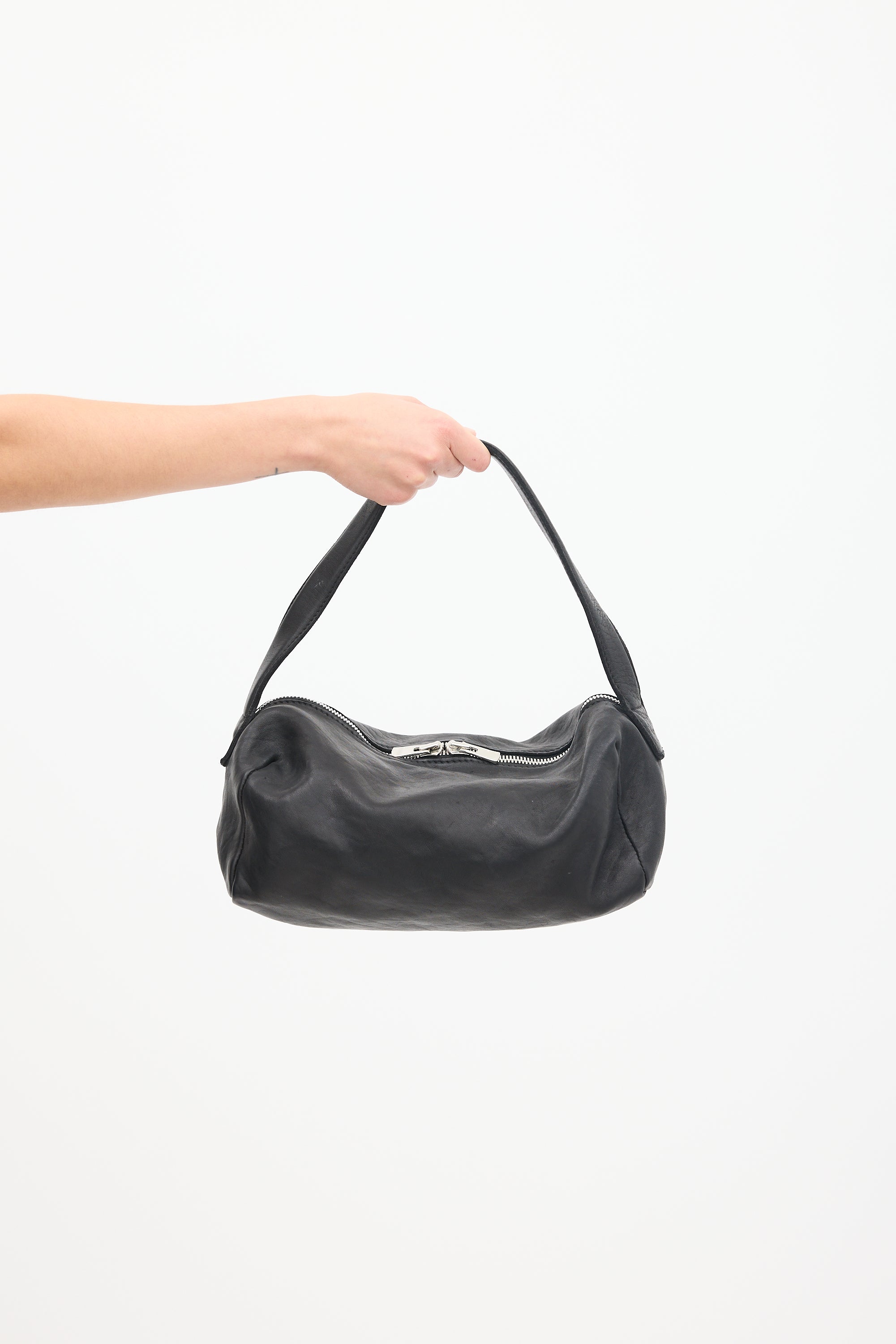 Guidi // Black Leather JAN3 Small Shoulder Bag – VSP Consignment