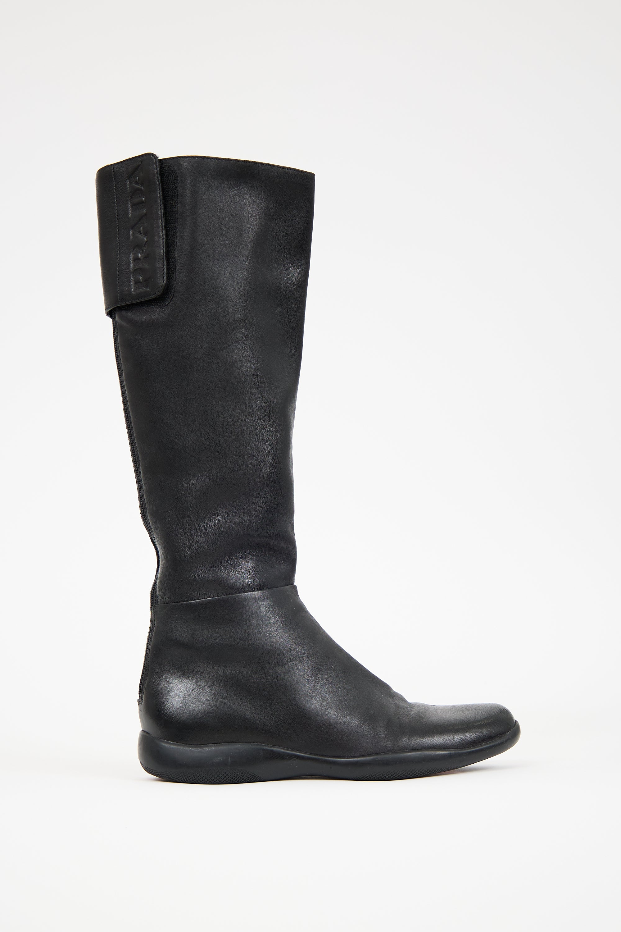 Prada // Sport FW 1999 Leather Knee Boot – VSP Consignment