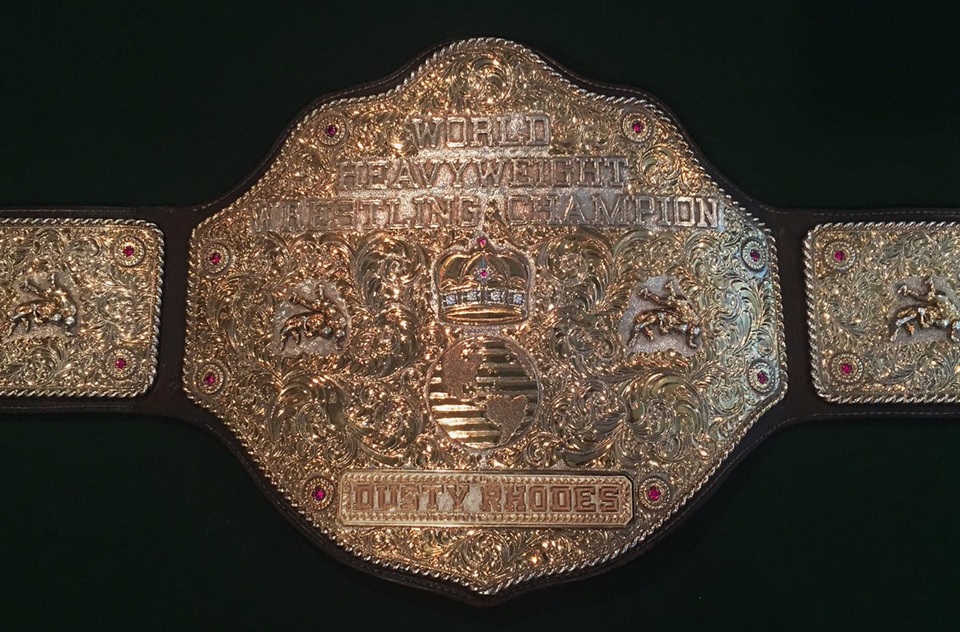 Original Crumrine DUSTY RHODES Nameplate Found, Reunited with