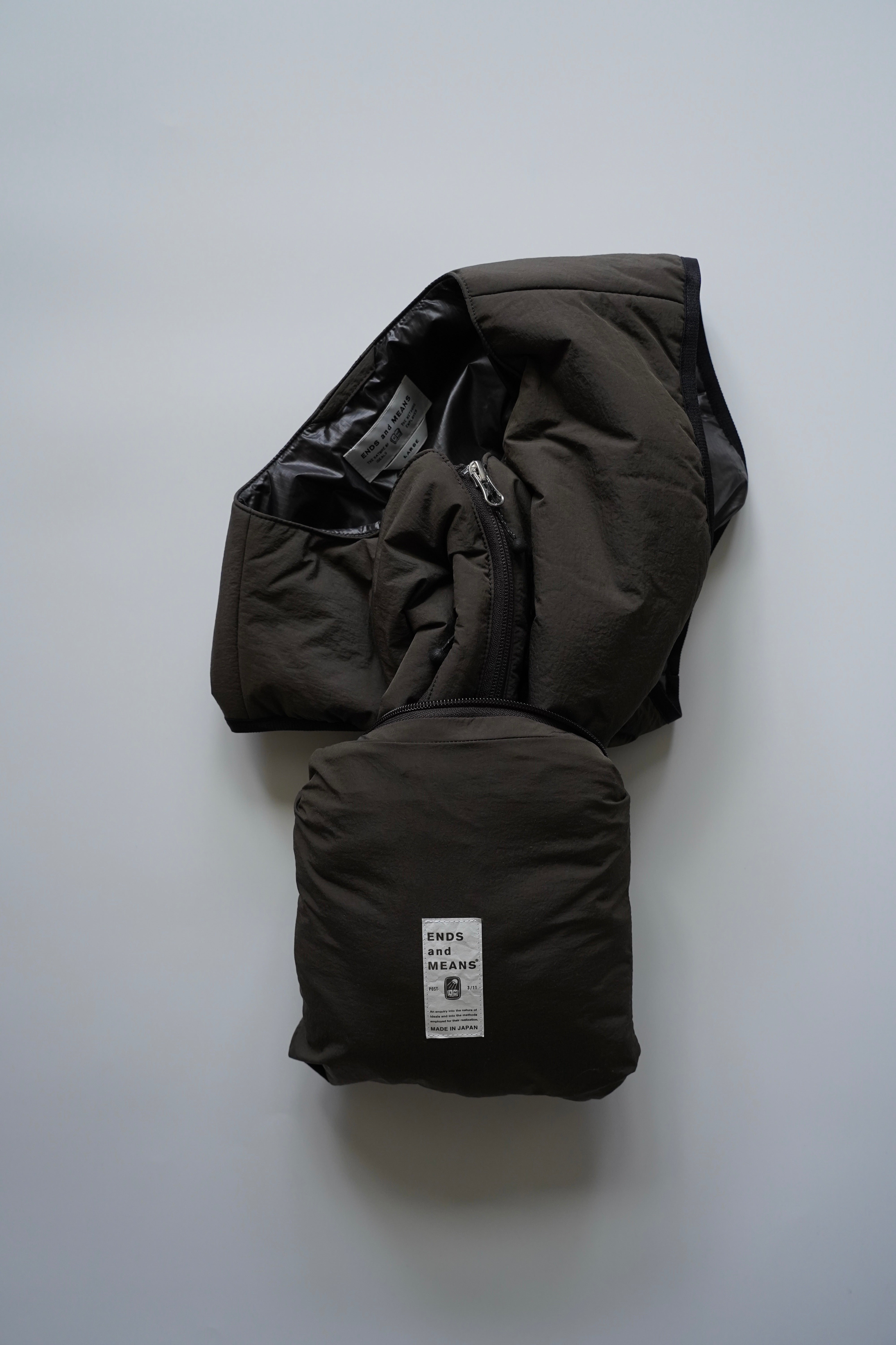 ENDS and MEANS Tactical Puff Vest WANDO STORE – WANDO Canteen&Store