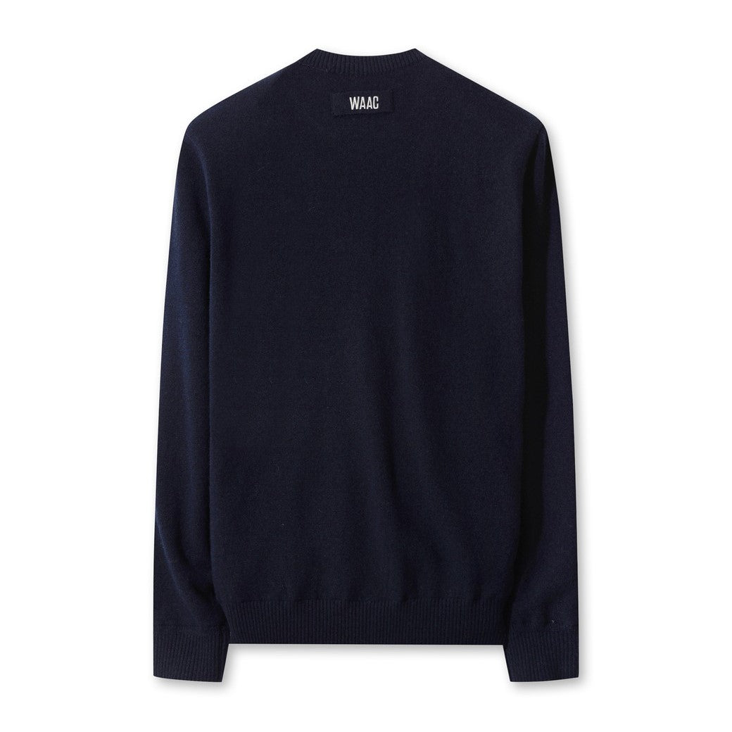 MEN BEANIE WAACKYセーター ネイビー