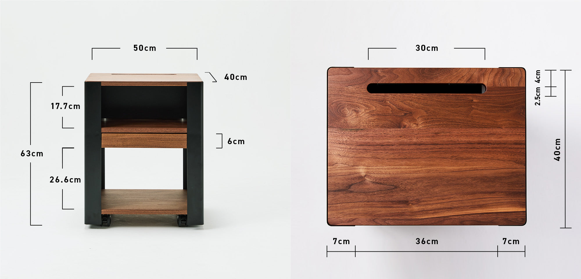 ガジェット収納モニターアームワゴン WAAKwagon CUBE | WAAK°