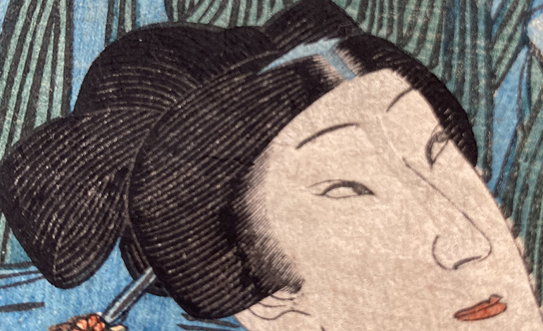 高度な木版画の技術が分かる、歌川国貞（三代目豊国）の浮世絵 – wabisabi