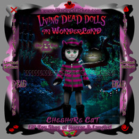 Living Dead Dolls Cheshire Cat Alice in Wonderland, Mad Hatter