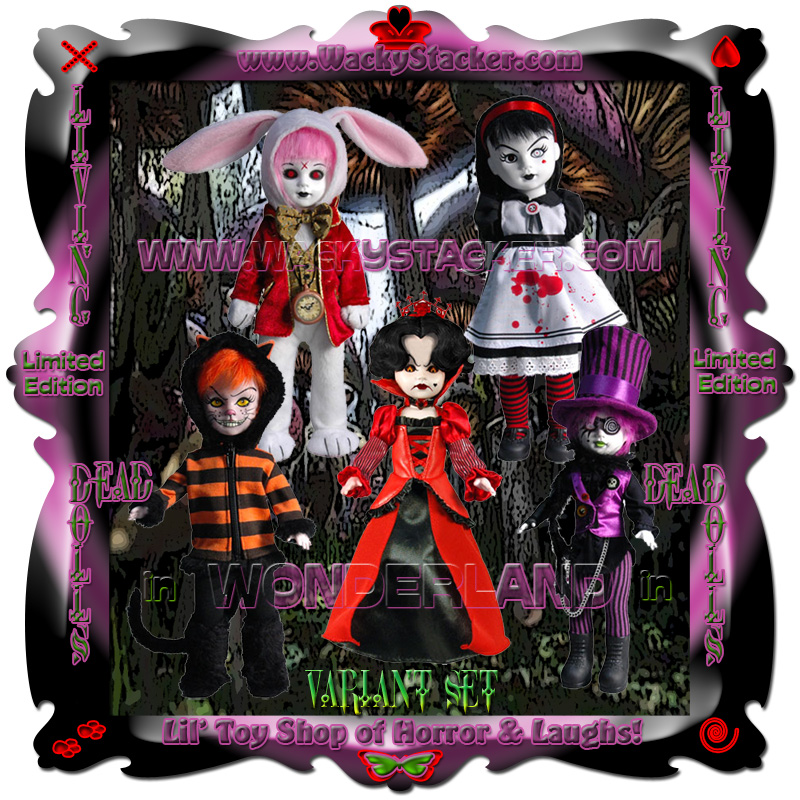 Living Dead Dolls Cheshire Cat Alice in Wonderland, Mad Hatter