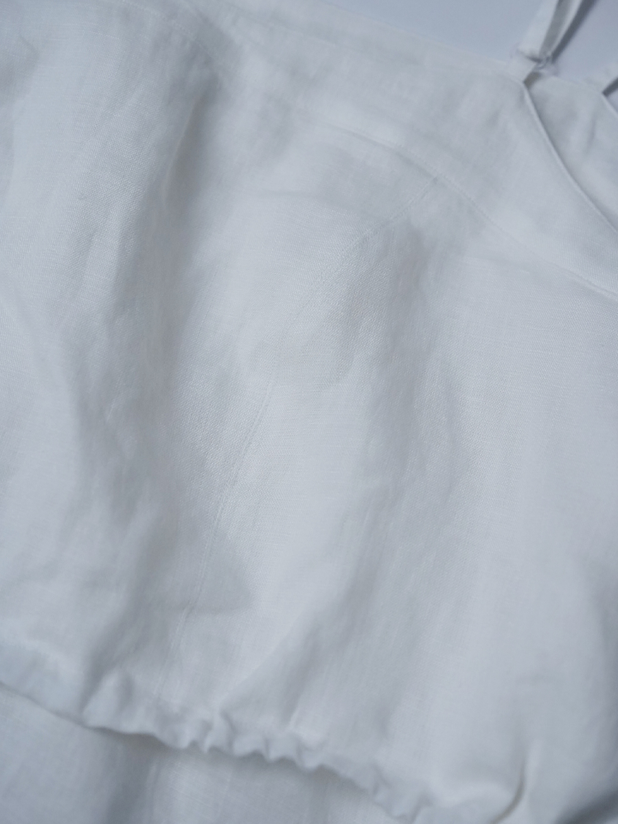 リネンキャミソール】下着をつけずに快適に過ごせる トッキノン