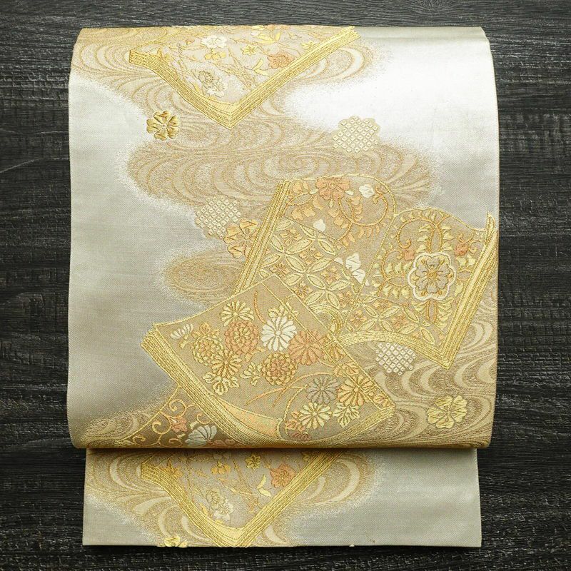 袋帯 六通柄 フォーマル用 正絹 古典柄 箔 金糸 帯 金・銀 | 六通柄