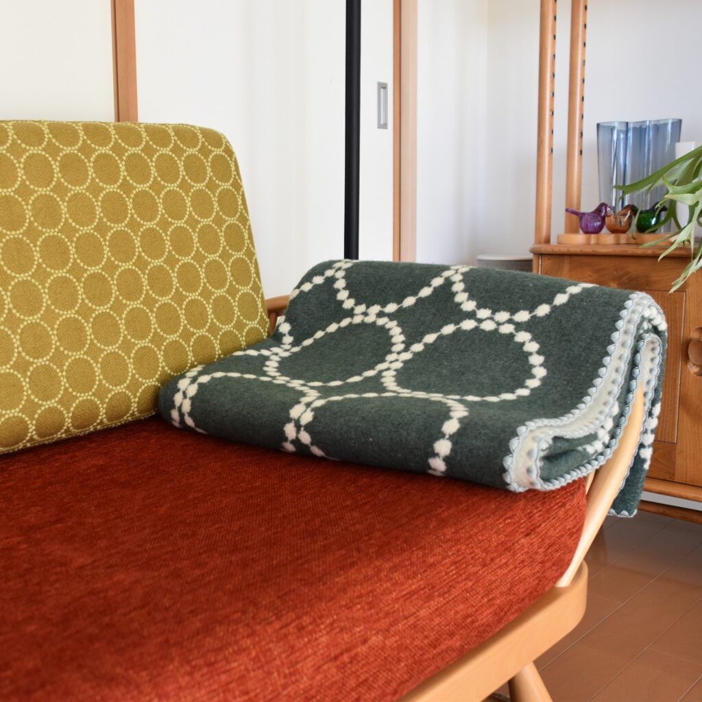 ミナペルホネン】ウールのブランケットで冬支度【 tambourine 210