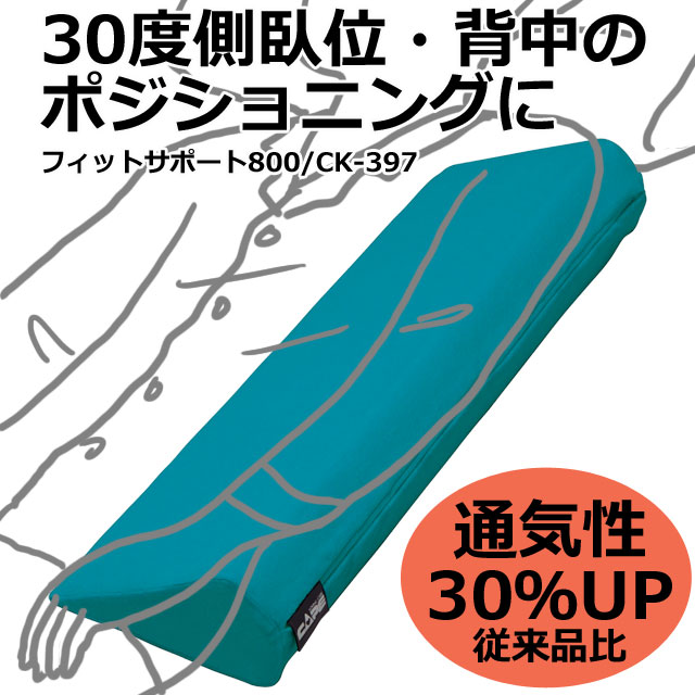 ケープのフィットサポート800は、通気性バッチリ・蒸れ軽減・丸洗いOK