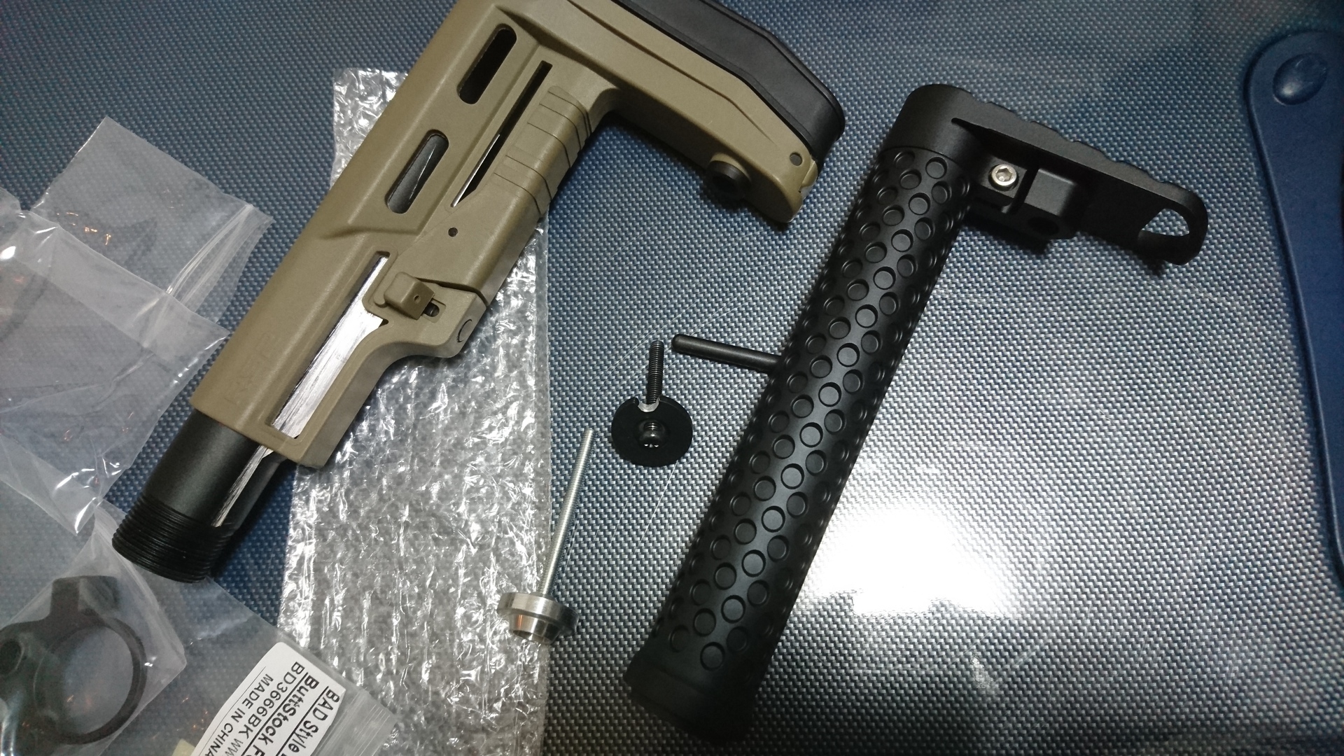 M3ショーティ】M3用ストックアダプター取付 | わかめじゃーなる