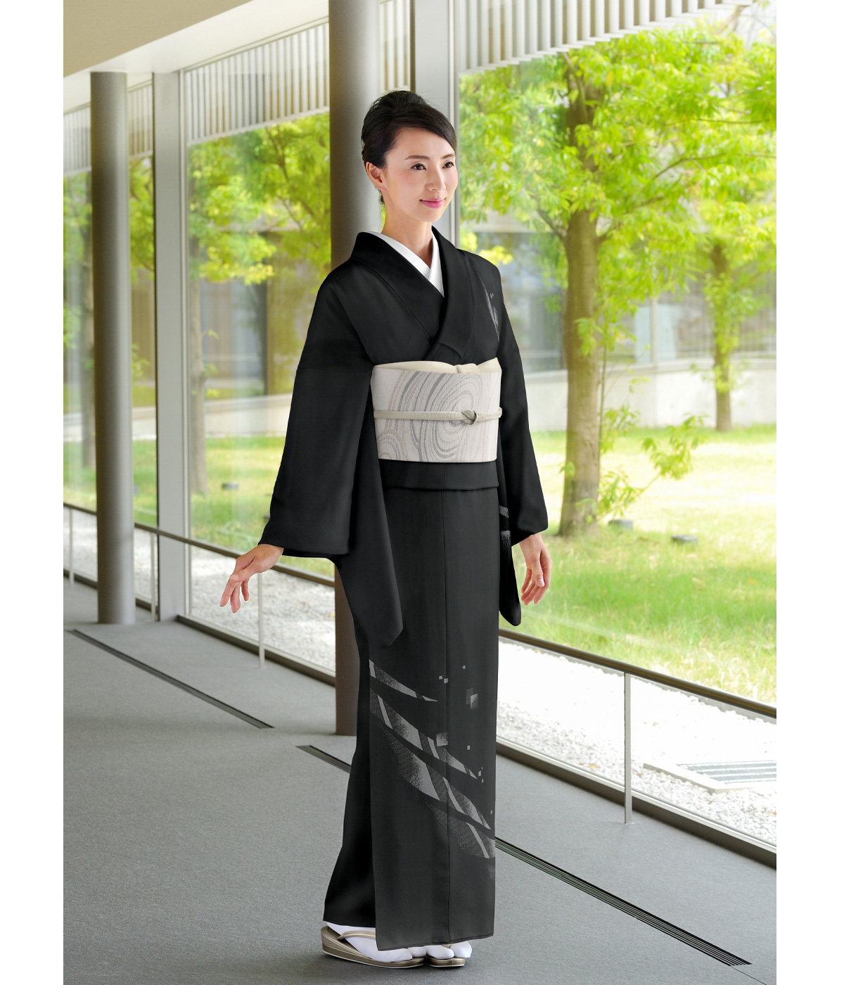 夏物 絽 訪問着 付け下げレンタル・京都 着物 レンタル｜和凛