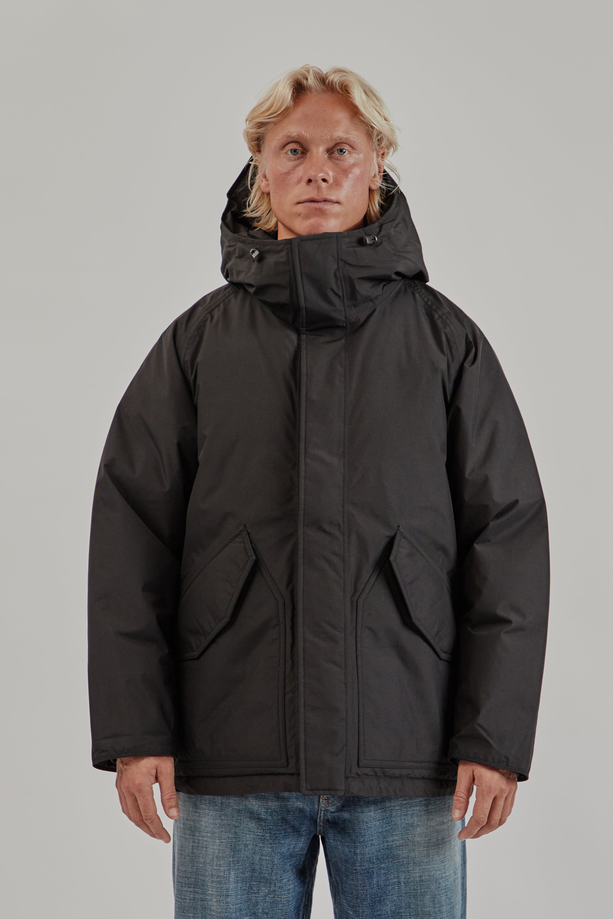 Nanamica Gore-Tex Down Coat - Black | Wallace Mercantile Shop