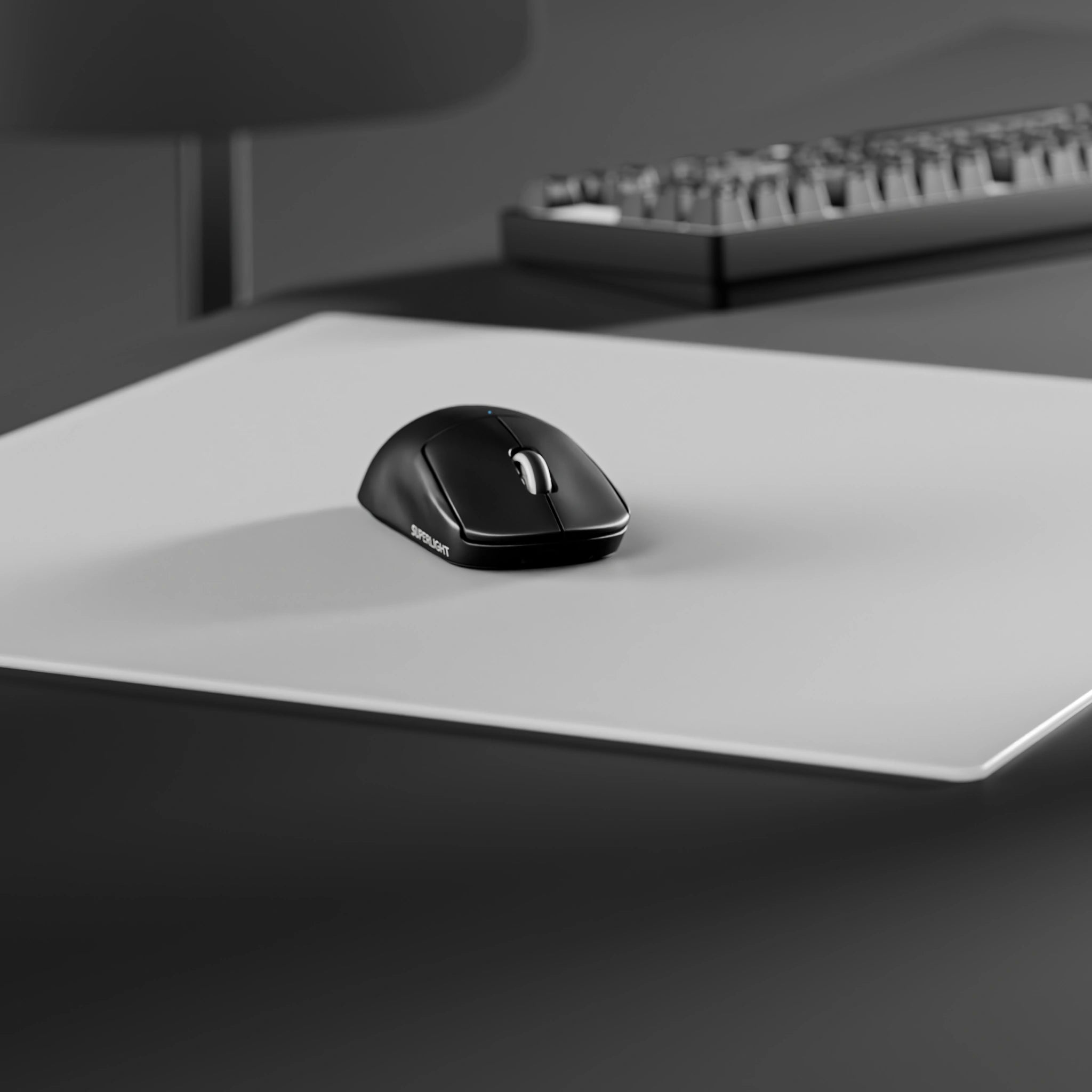 SP-004 White Glass Gaming Mousepad | Wallhack