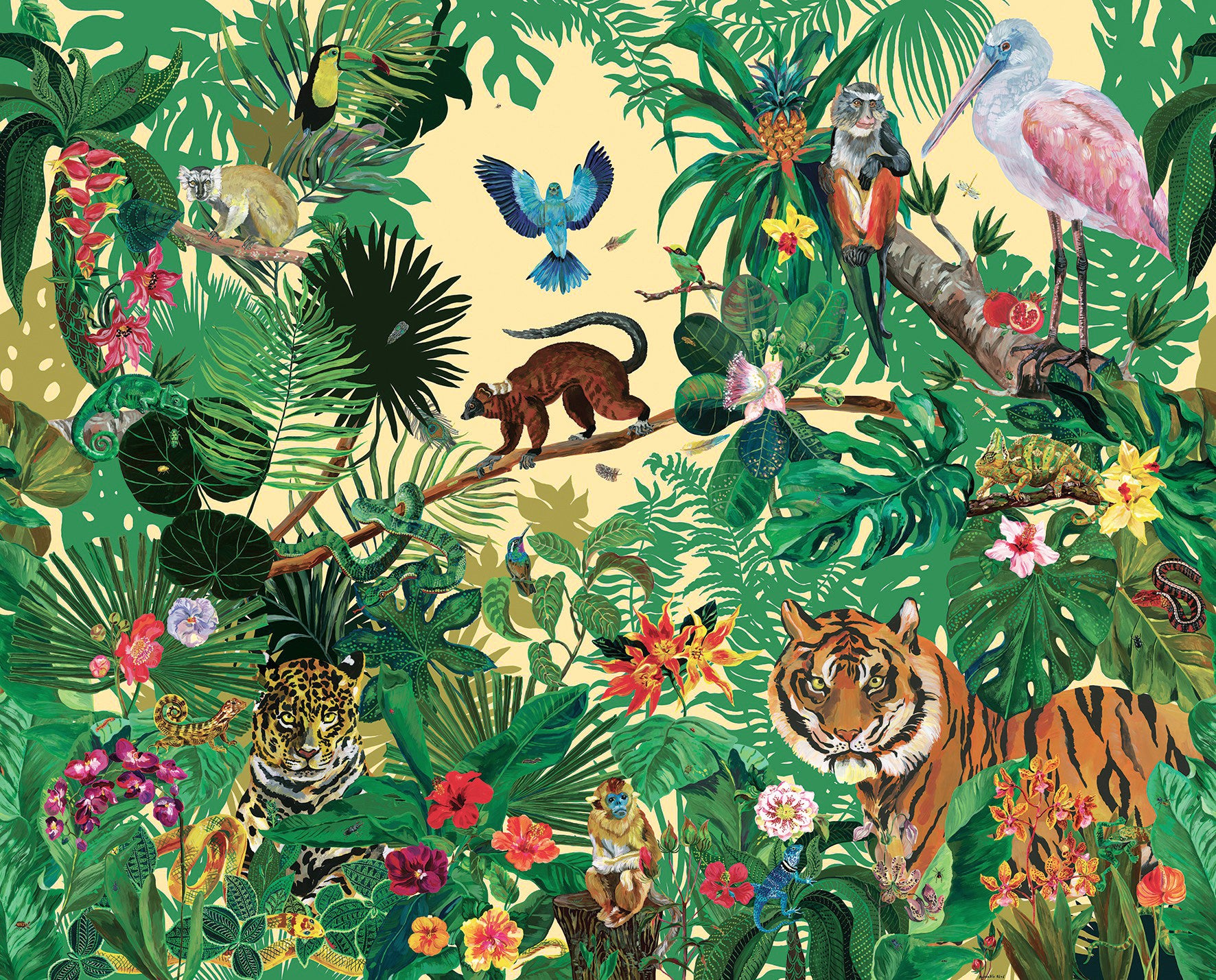 ナタリー・レテ / Jungle day Nathalie Lete NDL067 | 輸入壁紙専門店