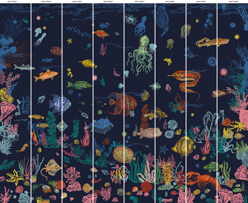 ナタリー・レテ / Sous la Mer Navy Blue Nathalie Lete NDL057 | 輸入