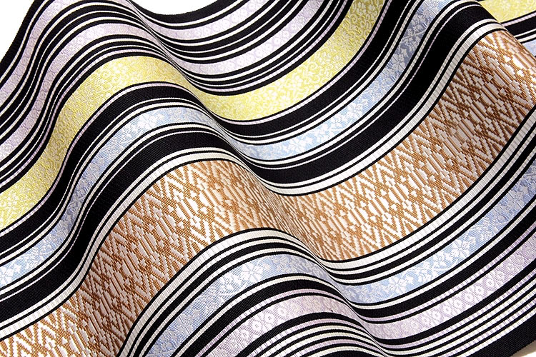 博多帯 本場筑前博多織 博多花織 金印 八寸名古屋帯 正絹 日本製