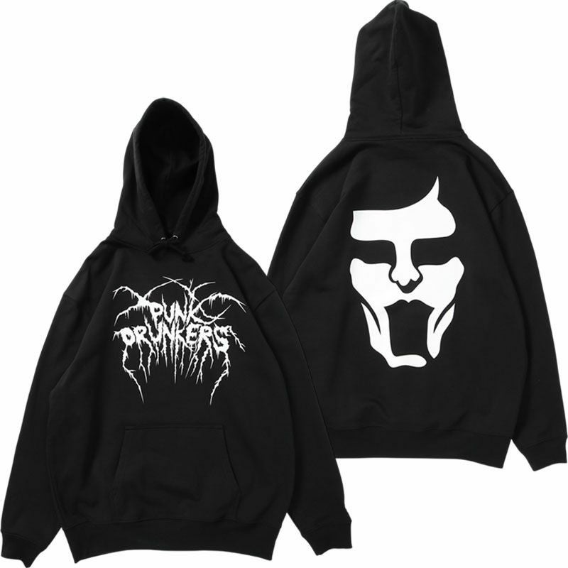 パンクドランカーズ PUNK DRUNKERS メタルアイツパーカ(BLACK) | 大阪