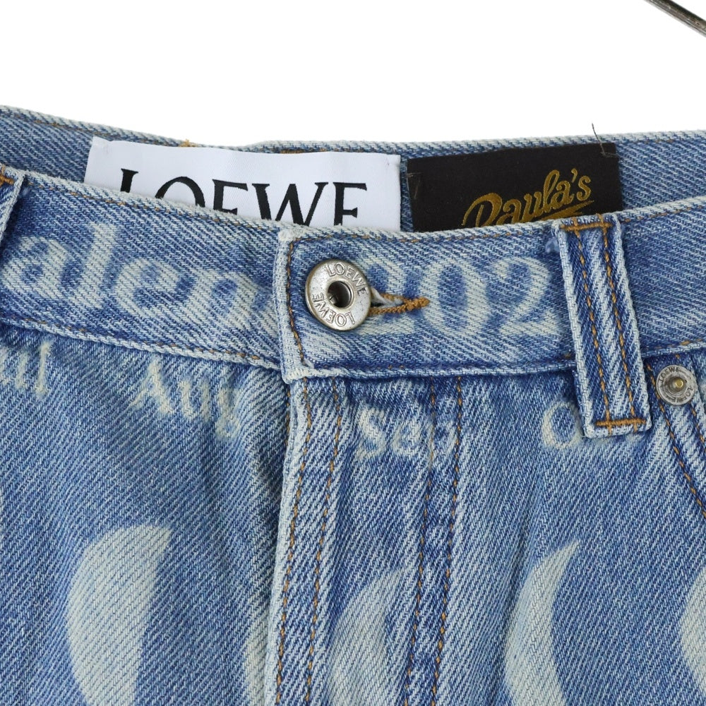 LOEWE(ロエベ) Paula's Ibiza Moon Denim Short パウラズ イビザ