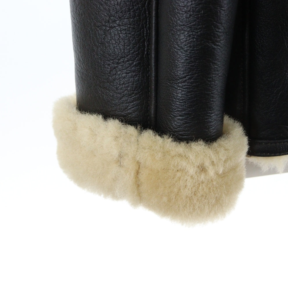 CHROME HEARTS(クロムハーツ) クロスボールボタン レザー ムートン