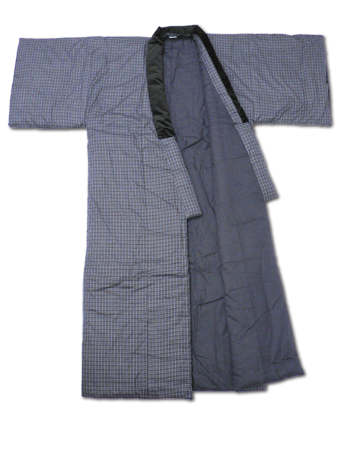 丹前】 日本製 丹前（たんぜん） 1番色紺 145cm丈 | 作務衣・甚平通販