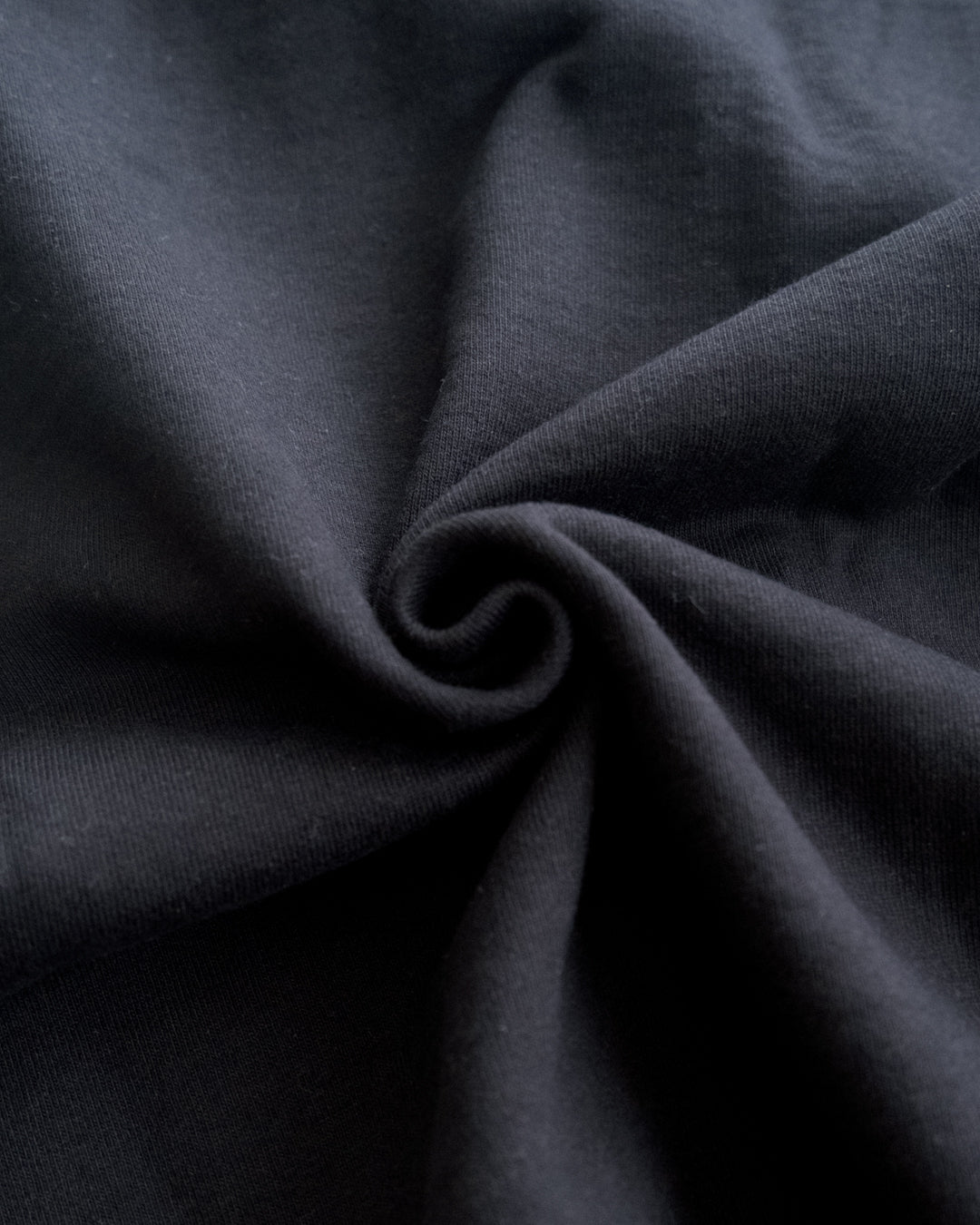 TOUGH BRAIDED S/S SWEAT SHIRT (BLACK) | 吊り編みスウェット半袖