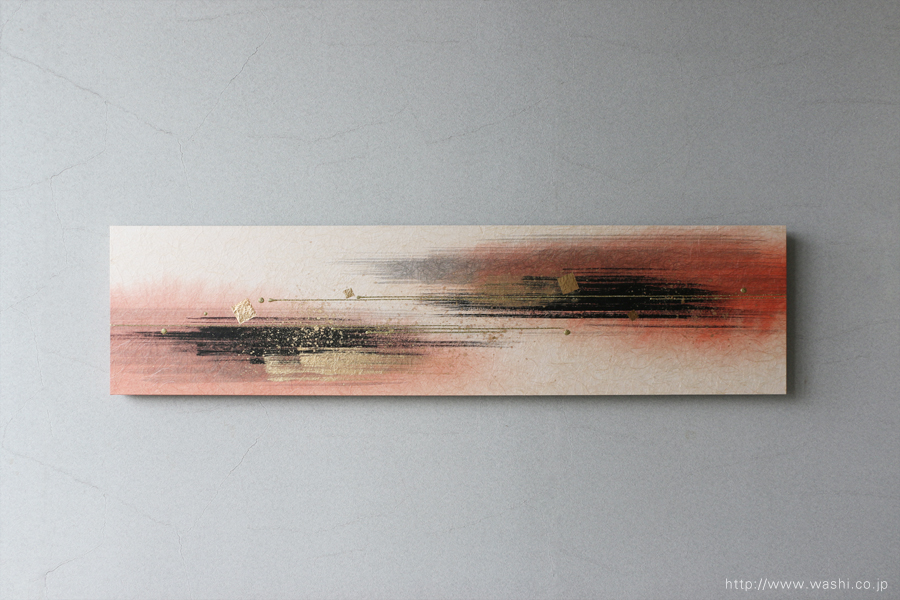 和紙インテリア アートパネル／washi art panel 製作事例18 | 創作和紙