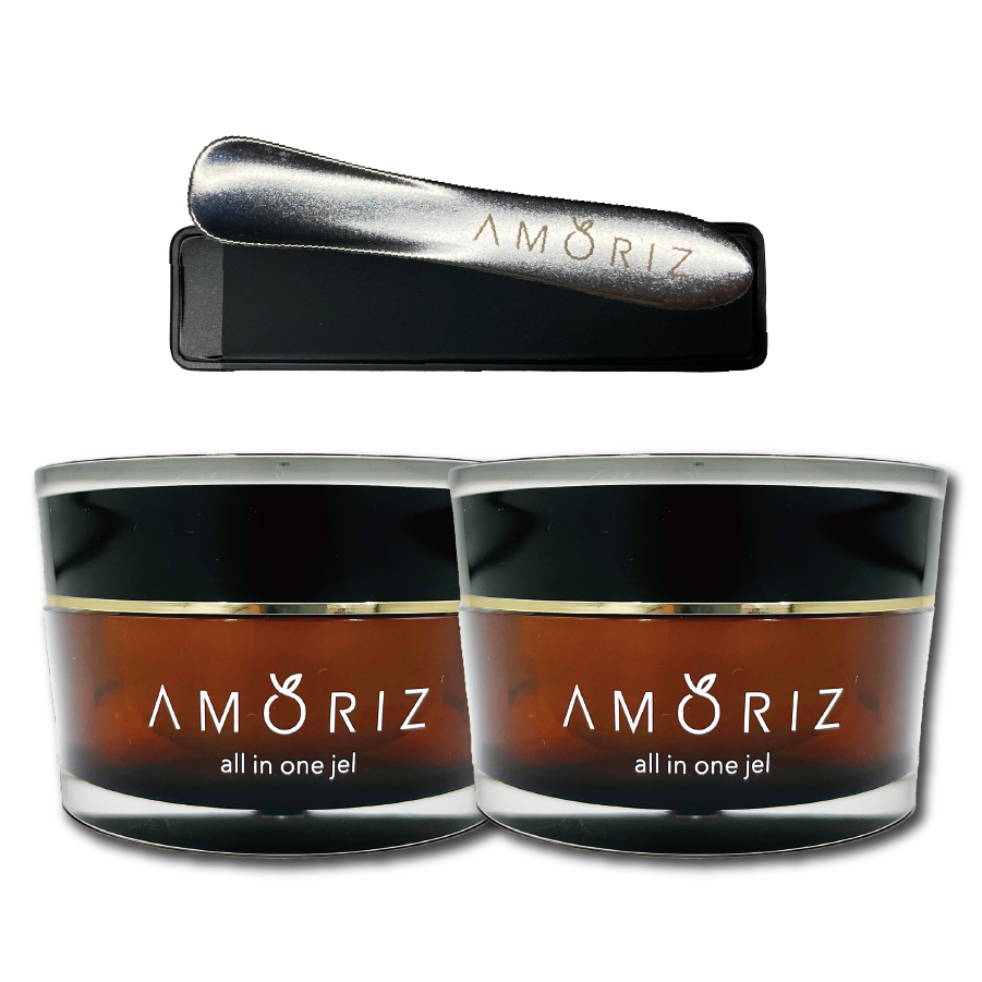 期間限定】 アモリズ オールインワンジェル50g×2個 ＆ スパチュラ