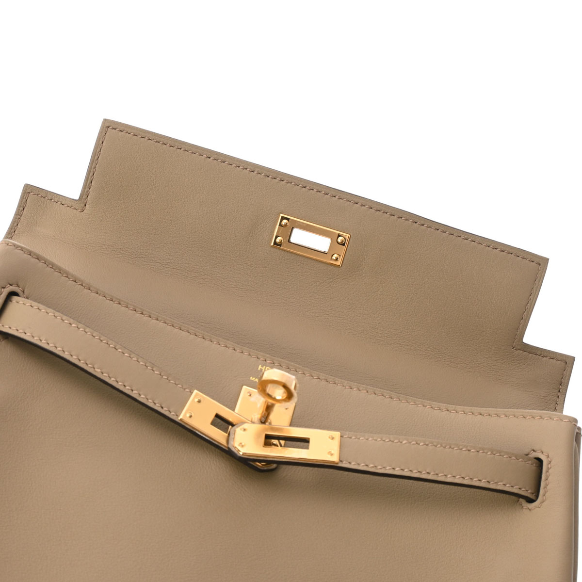 エルメス ケリー 25 内縫い 2WAY ベージュマルファ ヴォースイフト