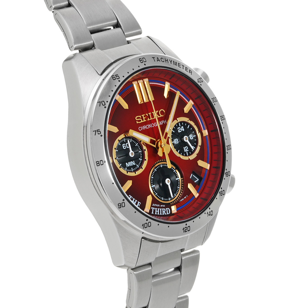 セイコー ルパン三世×セイコー オフィシャルウオッチ 8T63-02X0 ワイン