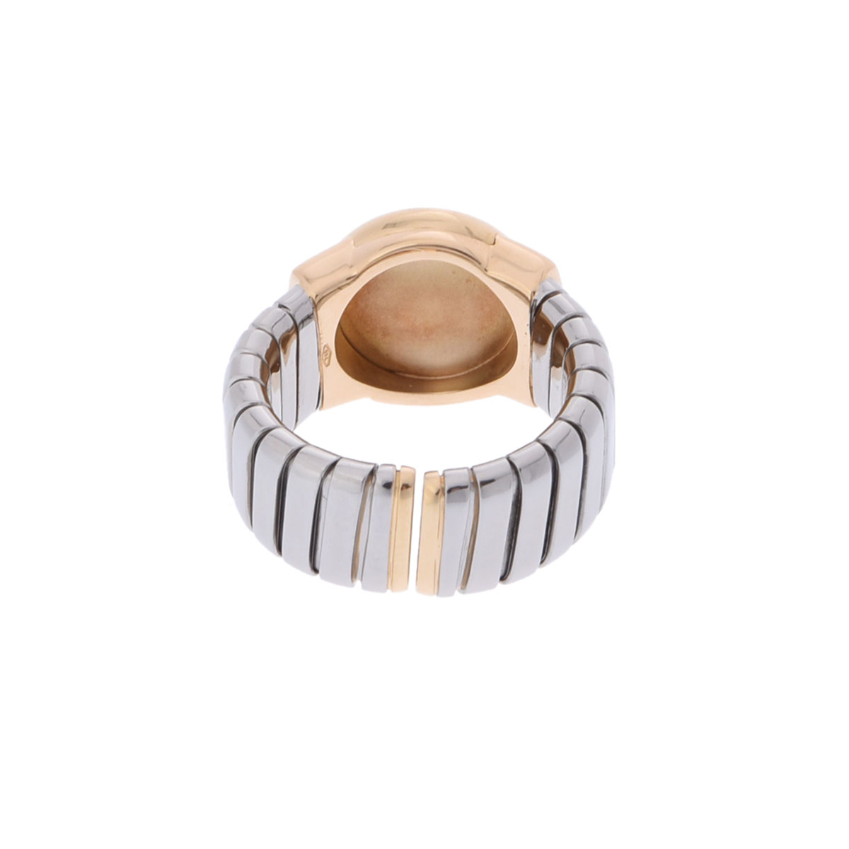 ブルガリ ブルガリブルガリトゥボガス リング シルバー K18イエロー