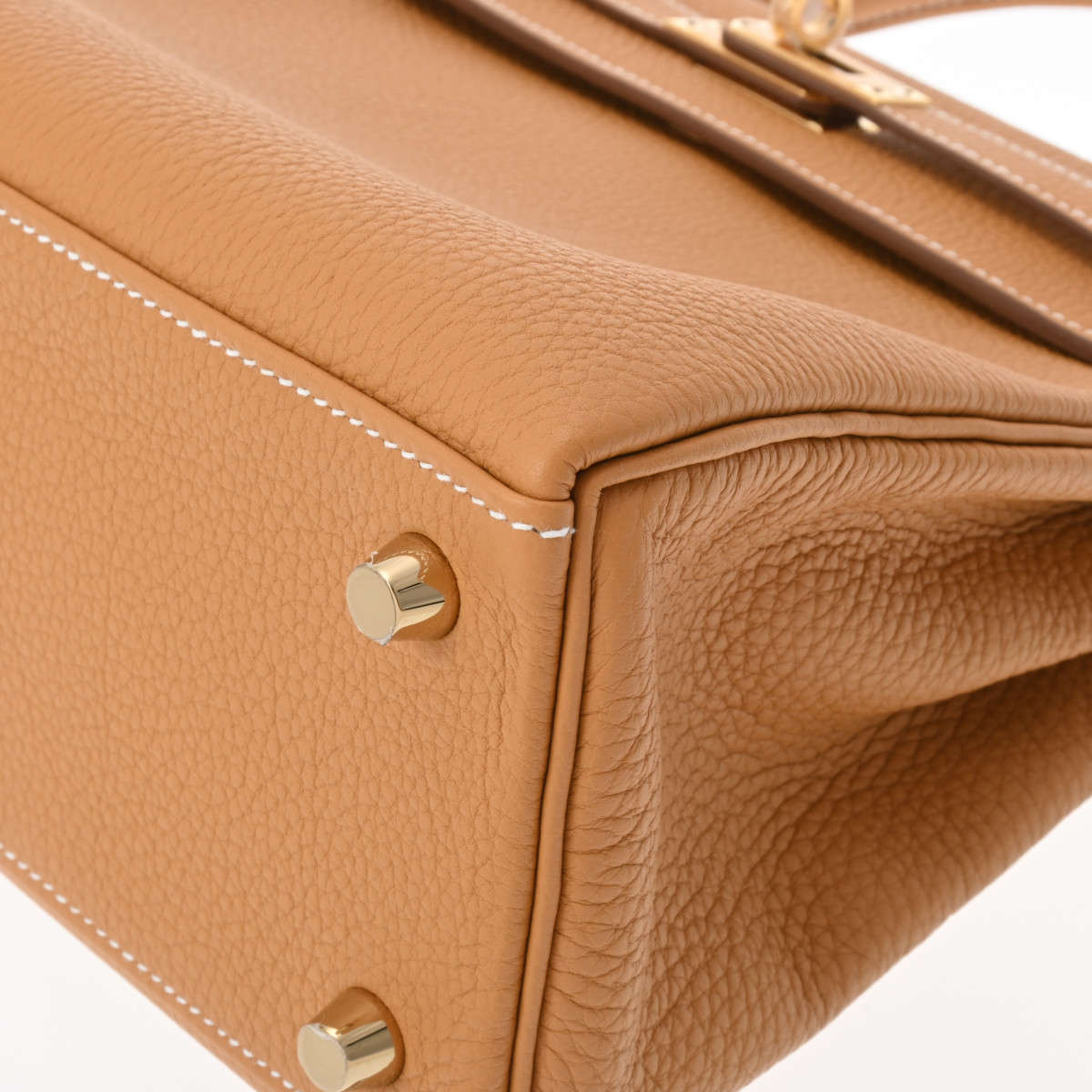 エルメス / HERMES ケリー 25 内縫い ナチュラルサブレ/ゴールド金具