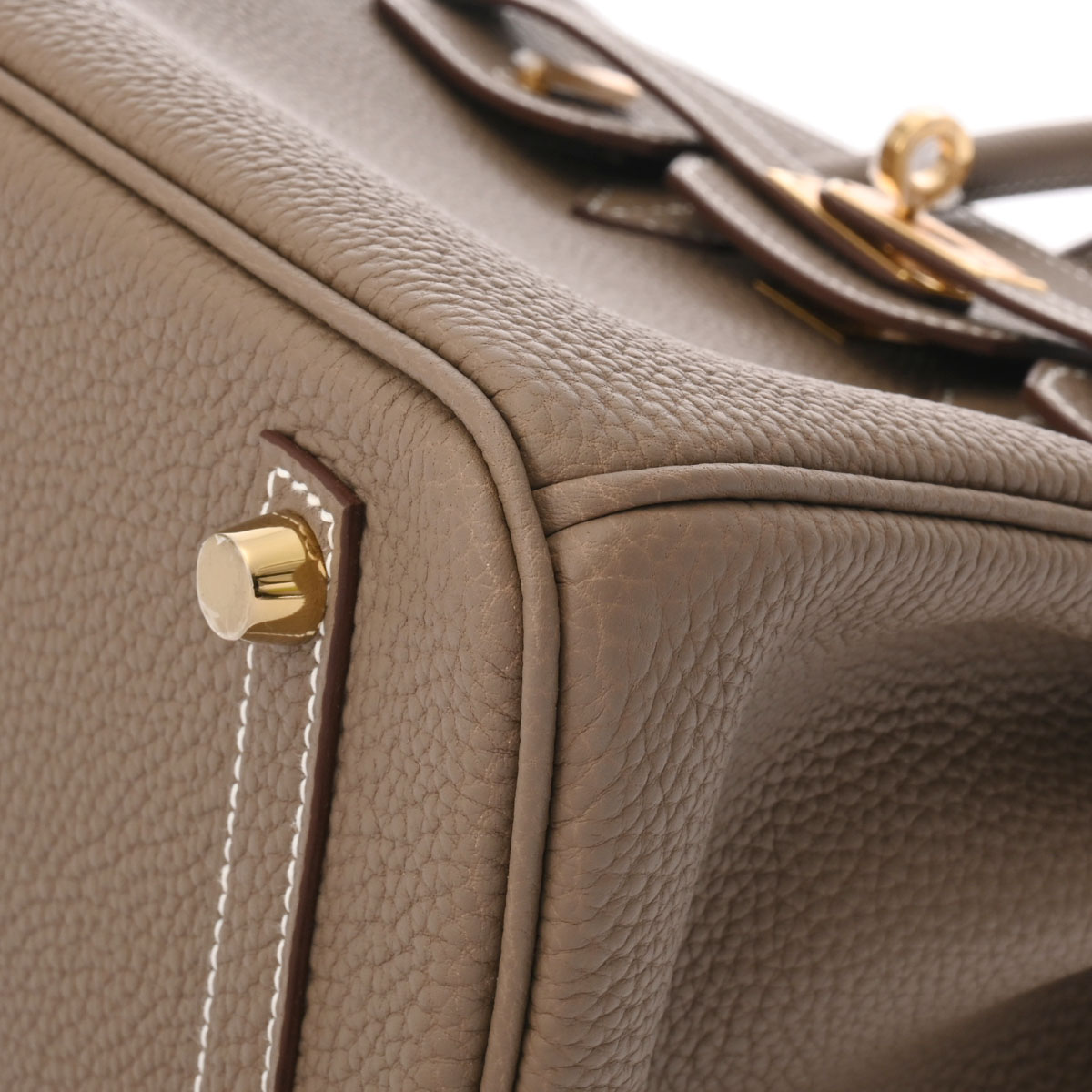 エルメス バーキン 25 エトゥープ トゴ レディース バッグ 【未使用