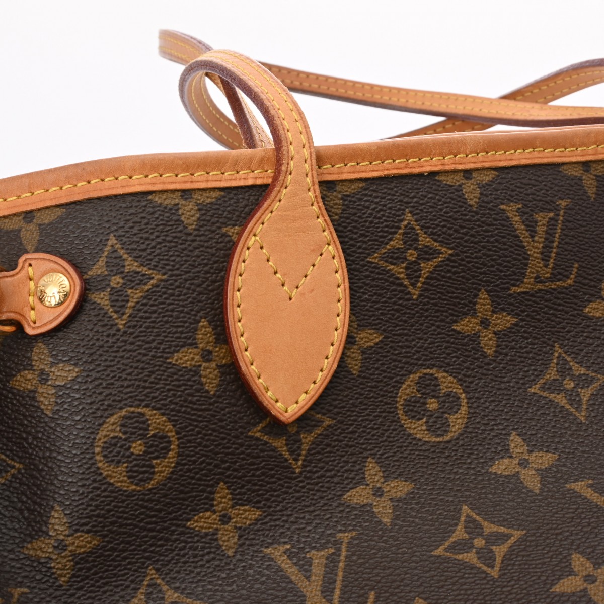 ルイ ヴィトン モノグラム ネヴァーフル PM トートバッグ ブラウン