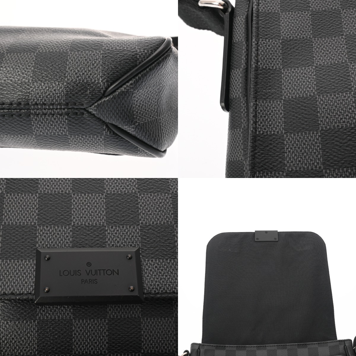 ルイ ヴィトン ダミエグラフィット ディストリクト PM ブラック N41260