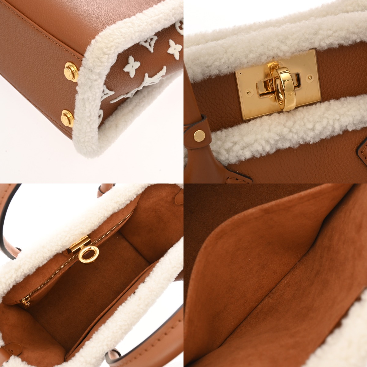 ルイ ヴィトン オンマイサイド PM 2WAY キャメル/ホワイト M58981