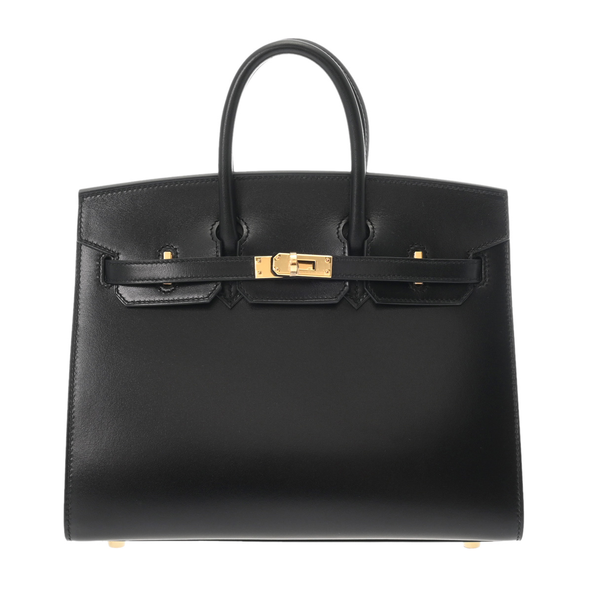 エルメス バーキン 25 セリエ ブラック ボックスカーフ レディース