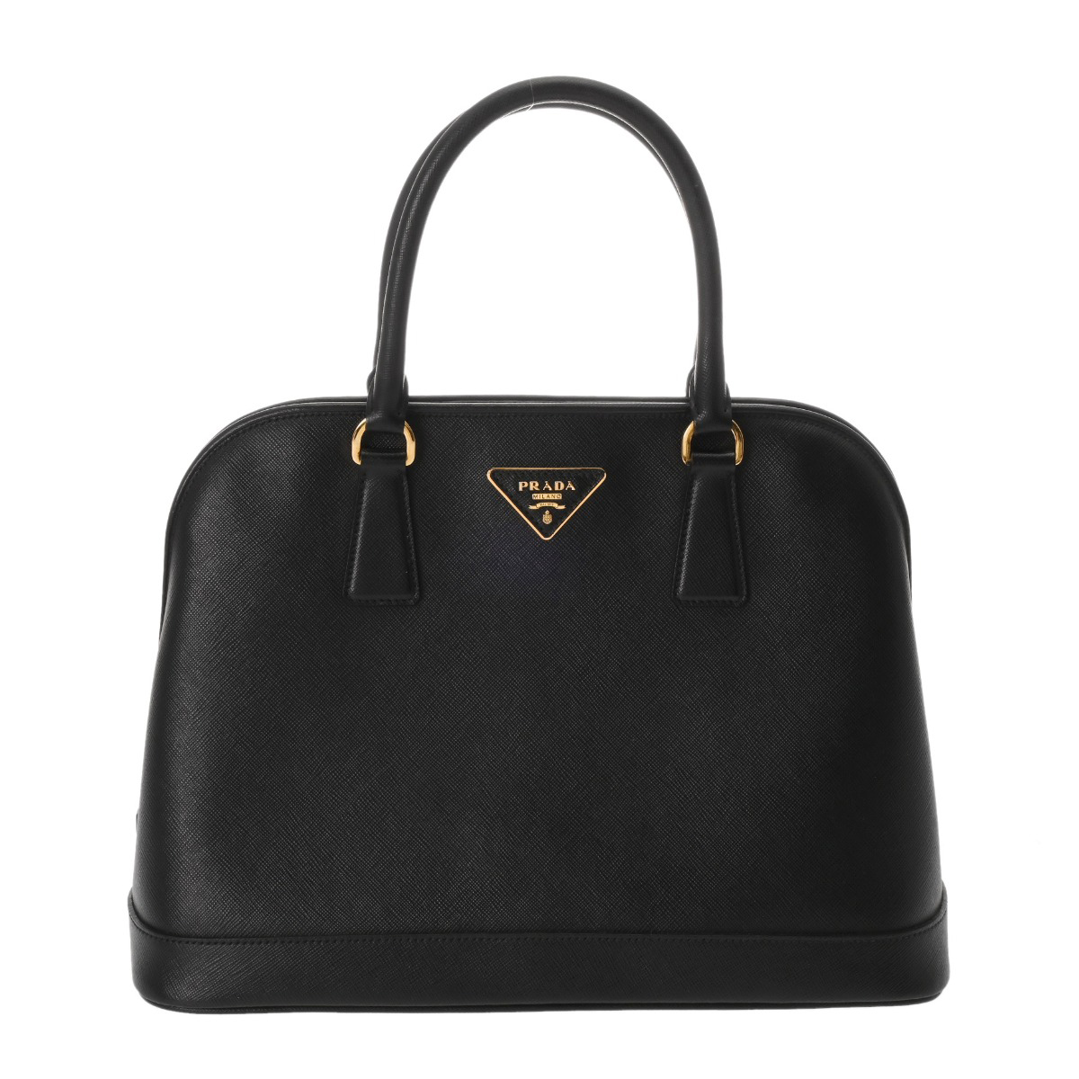 プラダ 2wayハンドバッグ ブラック サフィアーノレザー レディース
