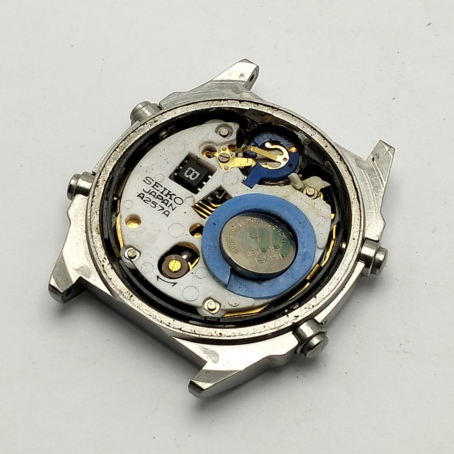 Seiko Silver Wave A257-5020 Alarm Chrono Quartz Vintage Watch For