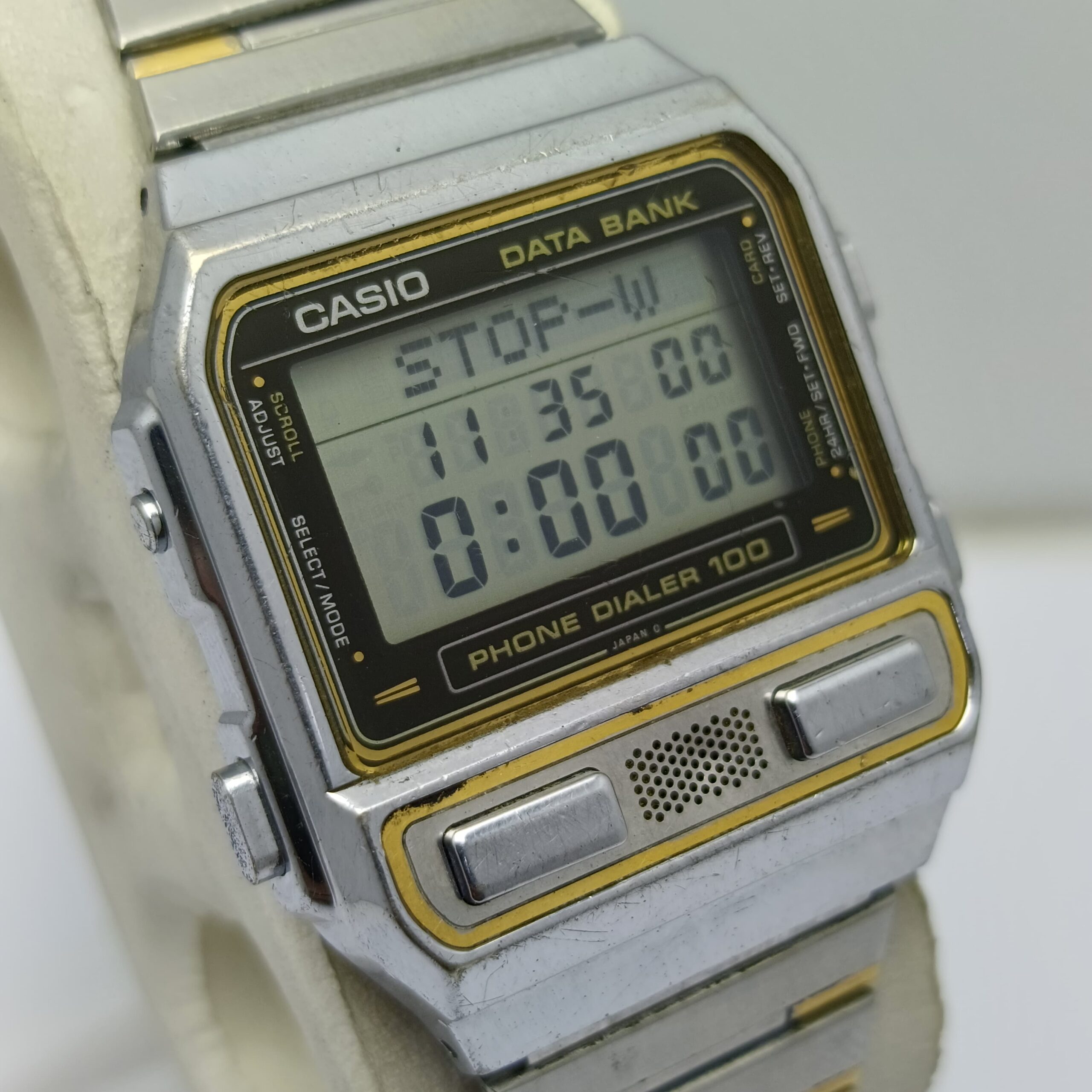 Casio Data Bank Phone Dialer 100 Quartz 698 DBA-900 Alarm Chrono